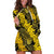 Hawaii Oahu Ilima Lei Hoodie Dress LT7 Yellow - Polynesian Pride