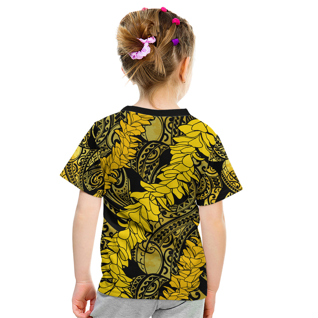 Hawaii Oahu Ilima Lei Kid T Shirt LT7 - Polynesian Pride