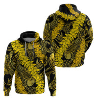 Hawaii Oahu Ilima Lei Zip Hoodie LT7 - Polynesian Pride