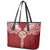 Tonga Independence Day Leather Tote Bag Tongatapu Lion Ngatu Motifs