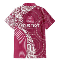Fiji Adi Cakobau School Personalised Family Matching Mermaid Dress and Hawaiian Shirt Masi Tapa Mix Plumeria LT7 - Polynesian Pride