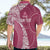 Fiji Adi Cakobau School Personalised Hawaiian Shirt Masi Tapa Mix Plumeria