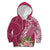 Fiji Adi Cakobau School Personalised Kid Hoodie Masi Tapa Mix Plumeria