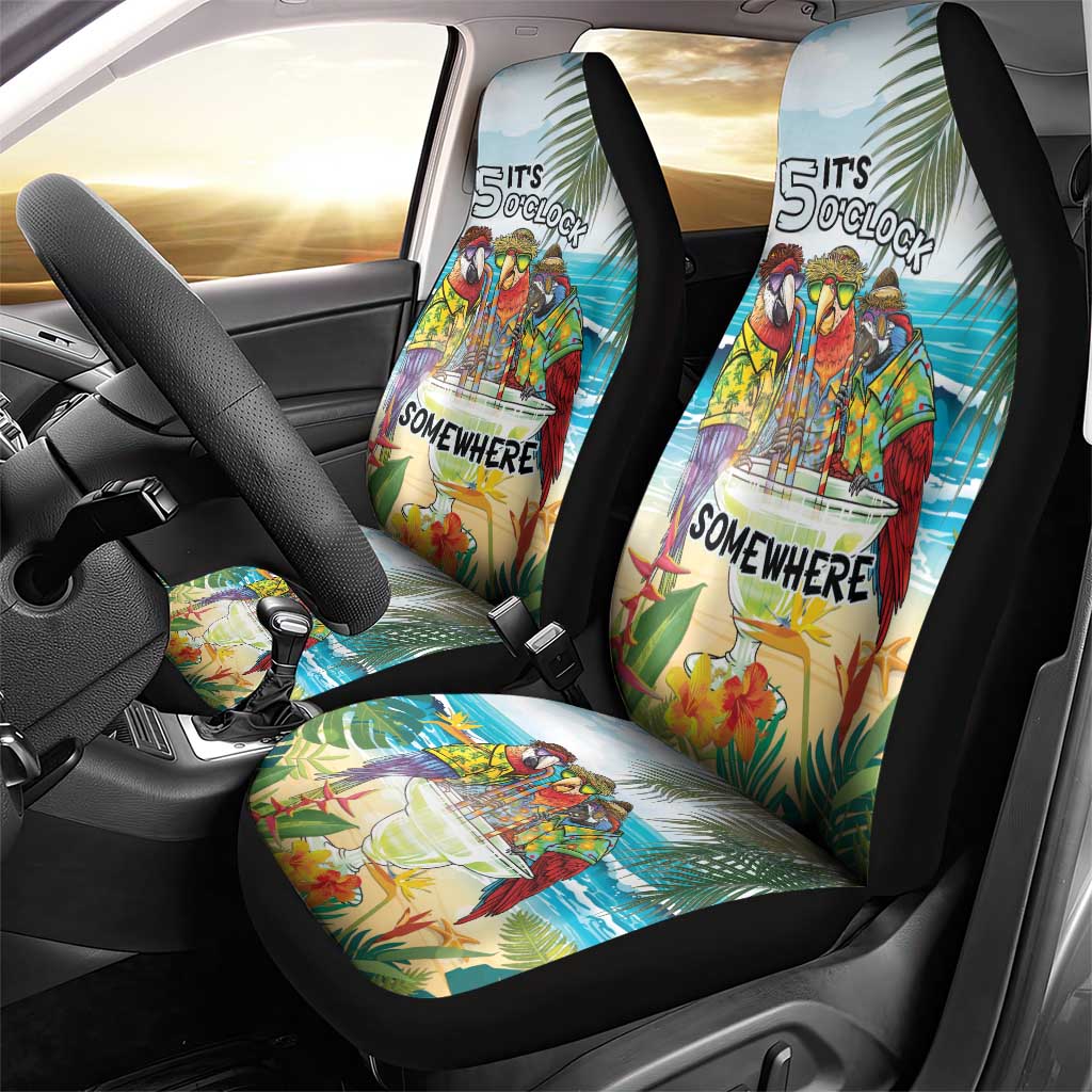 It's 5 o'clock Somewhere Car Seat Cover Beach Party - Polynesian Pride