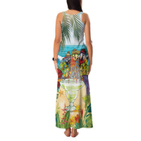 It's 5 o'clock Somewhere Family Matching Tank Maxi Dress and Hawaiian Shirt Beach Party - Polynesian Pride