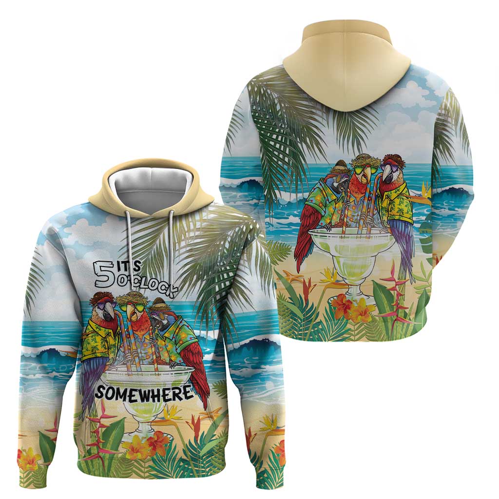 It's 5 o'clock Somewhere Hoodie Beach Party - Polynesian Pride