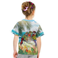 It's 5 o'clock Somewhere Kid T Shirt Beach Party - Polynesian Pride