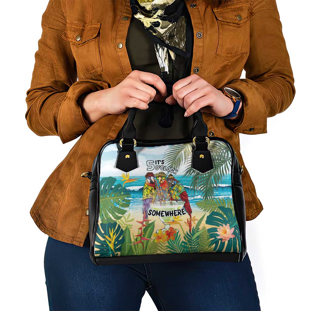 It's 5 o'clock Somewhere Shoulder Handbag Beach Party - Polynesian Pride