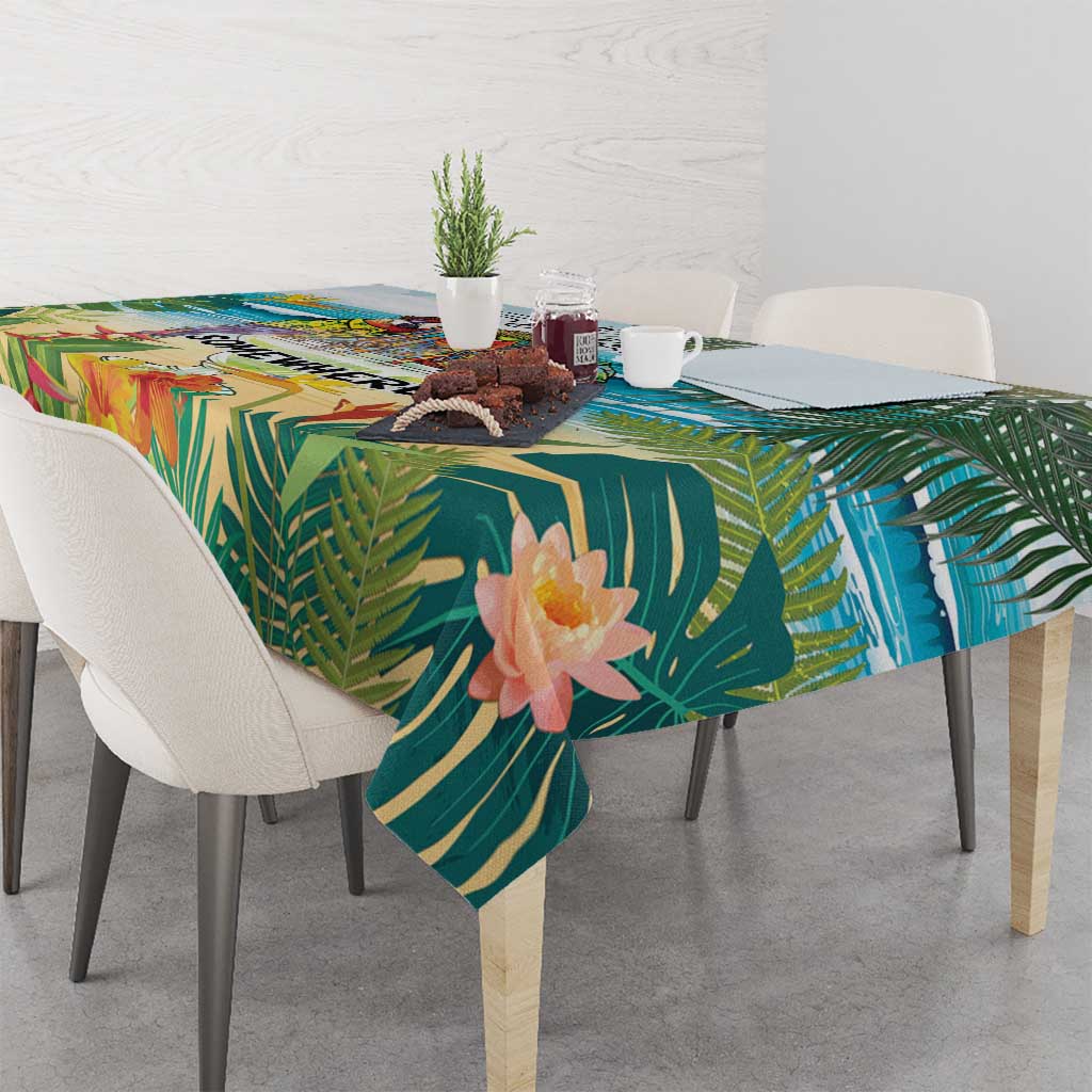 It's 5 o'clock Somewhere Tablecloth Beach Party - Polynesian Pride