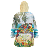 It's 5 o'clock Somewhere Wearable Blanket Hoodie Beach Party - Polynesian Pride