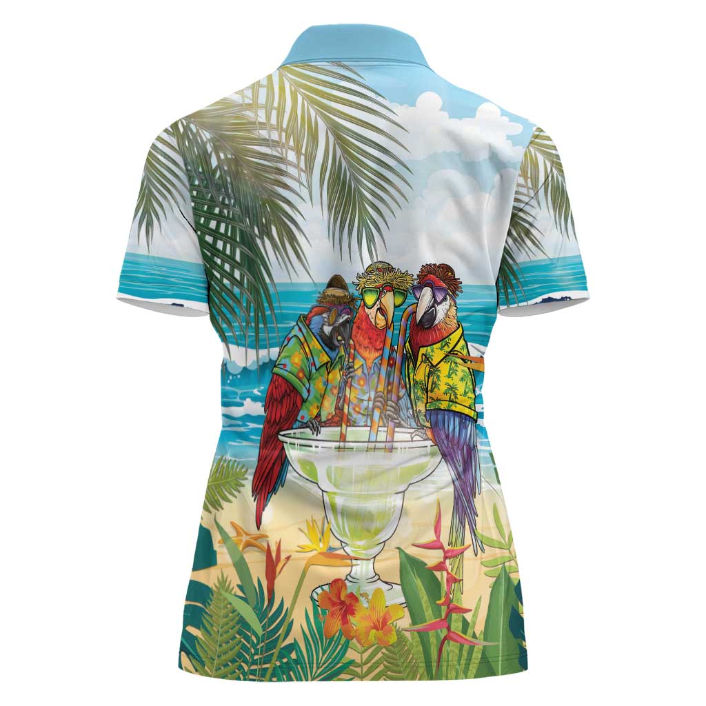 It's 5 o'clock Somewhere Women Polo Shirt Beach Party - Polynesian Pride