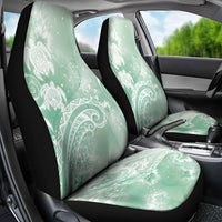 Aloha Hawaii Turtles Floral Car Seat Cover Seafoam Marbles Glaze