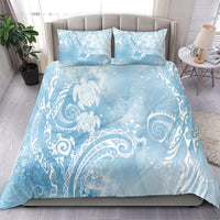 Aloha Hawaii Turtles Floral Bedding Set Aqua Marbles Glaze