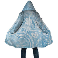 Aloha Hawaii Turtles Floral Cloak Aqua Marbles Glaze