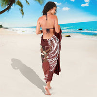 Tahiti Islands Polynesian Plumeria Sarong Tahitian Vahine 'Ote'a - Scarlet LT7 - Polynesian Pride