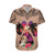 Polynesian Hawaiian Shirt Dog Lover With Beagle - Sunset At The Beach Brown Ver LT7 Brown - Polynesian Pride