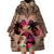 Polynesian Wearable Blanket Hoodie Dog Lover With Beagle - Sunset At The Beach Brown Ver LT7 - Polynesian Pride