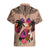 Polynesian Hawaiian Shirt Dog Lover With Border Collie - Sunset At The Beach Brown Ver LT7 - Polynesian Pride