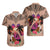 Polynesian Hawaiian Shirt Dog Lover With Border Collie - Sunset At The Beach Brown Ver LT7 - Polynesian Pride