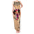 Polynesian Tank Maxi Dress Dog Lover With German Shepherd - Sunset At The Beach LT7 Women Coral - Polynesian Pride