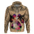 Polynesian Hoodie Dog Lover With Shiba Inu - Sunset At The Beach LT7 - Polynesian Pride