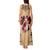 Polynesian Tank Maxi Dress Dog Lover With Shiba Inu - Sunset At The Beach LT7 - Polynesian Pride