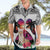 Polynesian Hawaiian Shirt Dog Lover With Shiba Inu - Sunset At The Beach White Ver LT7 - Polynesian Pride