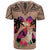 Polynesian T Shirt Dog Lover With Shiba Inu - Sunset At The Beach Brown Ver LT7 - Polynesian Pride