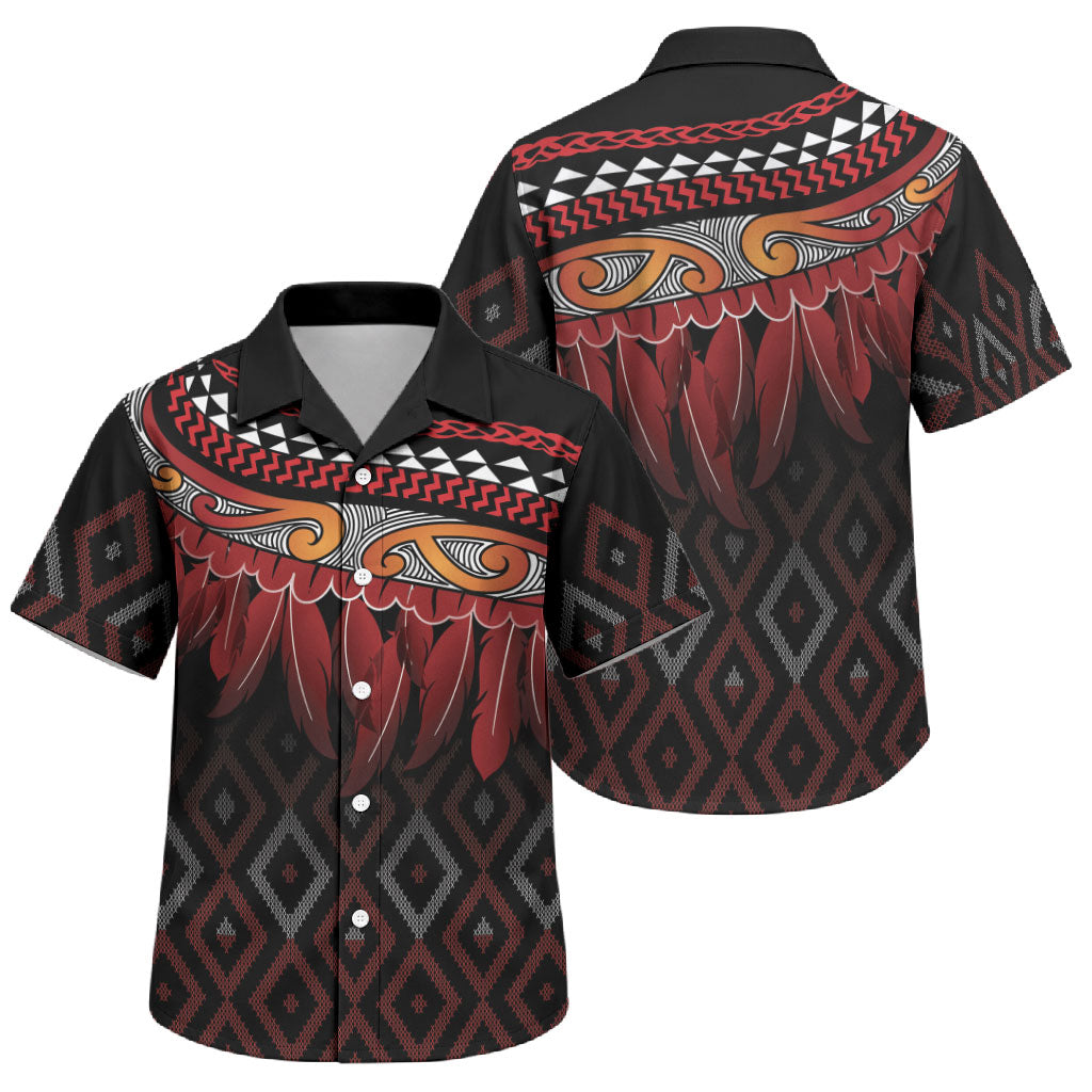 Aotearoa Maori Ngapuhi Iwi Family Matching Tank Maxi Dress and Hawaiian Shirt Korowai Tukutuku Kaokao Motifs
