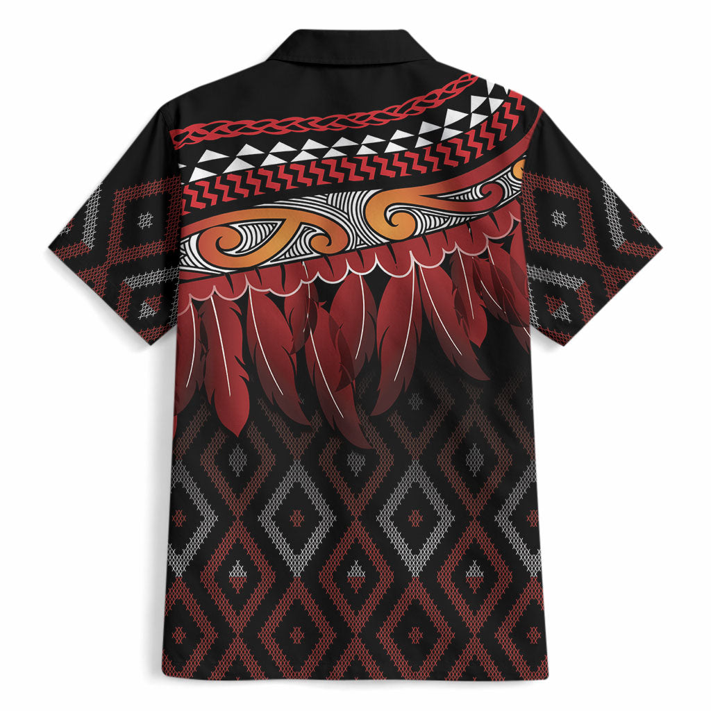 Aotearoa Maori Ngapuhi Iwi Hawaiian Shirt Korowai Tukutuku Kaokao Motifs