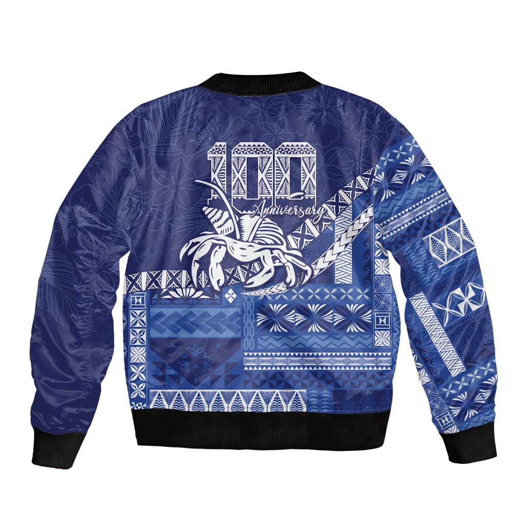 Queen Salote College 100th Anniversary Bomber Jacket QSC Royal Girls - Polynesian Pride