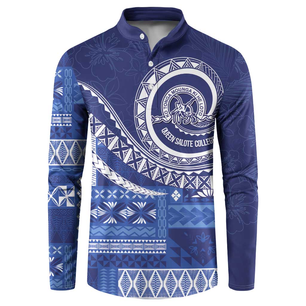 Queen Salote College 100th Anniversary Button Sweatshirt QSC Royal Girls - Polynesian Pride