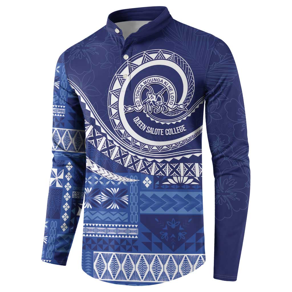 Queen Salote College 100th Anniversary Button Sweatshirt QSC Royal Girls - Polynesian Pride