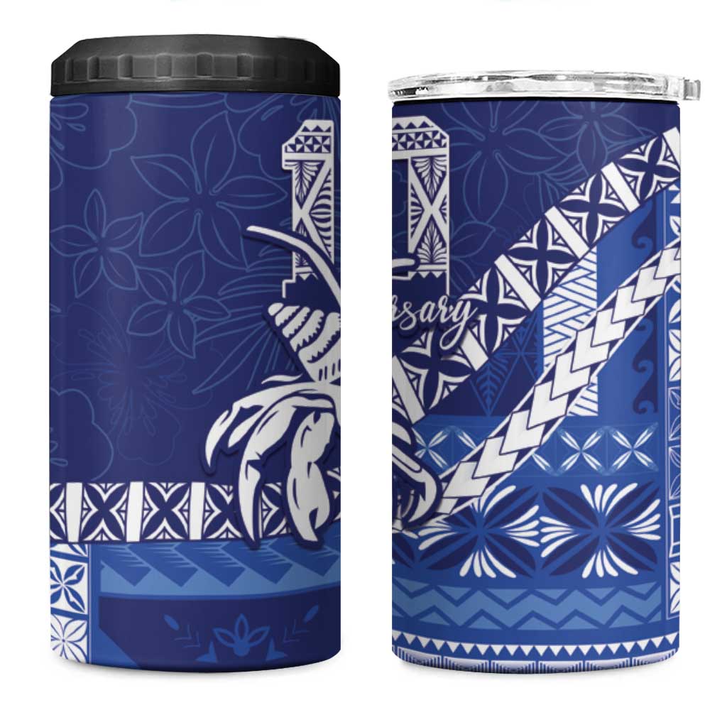 Queen Salote College 100th Anniversary 4 in 1 Can Cooler Tumbler QSC Royal Girls - Polynesian Pride