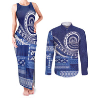 Queen Salote College 100th Anniversary Couples Matching Tank Maxi Dress and Long Sleeve Button Shirt QSC Royal Girls - Polynesian Pride