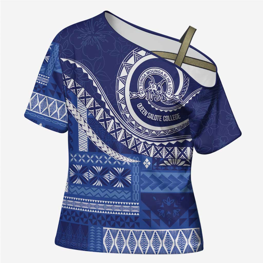 Queen Salote College 100th Anniversary Cross Shoulder Shirt QSC Royal Girls - Polynesian Pride