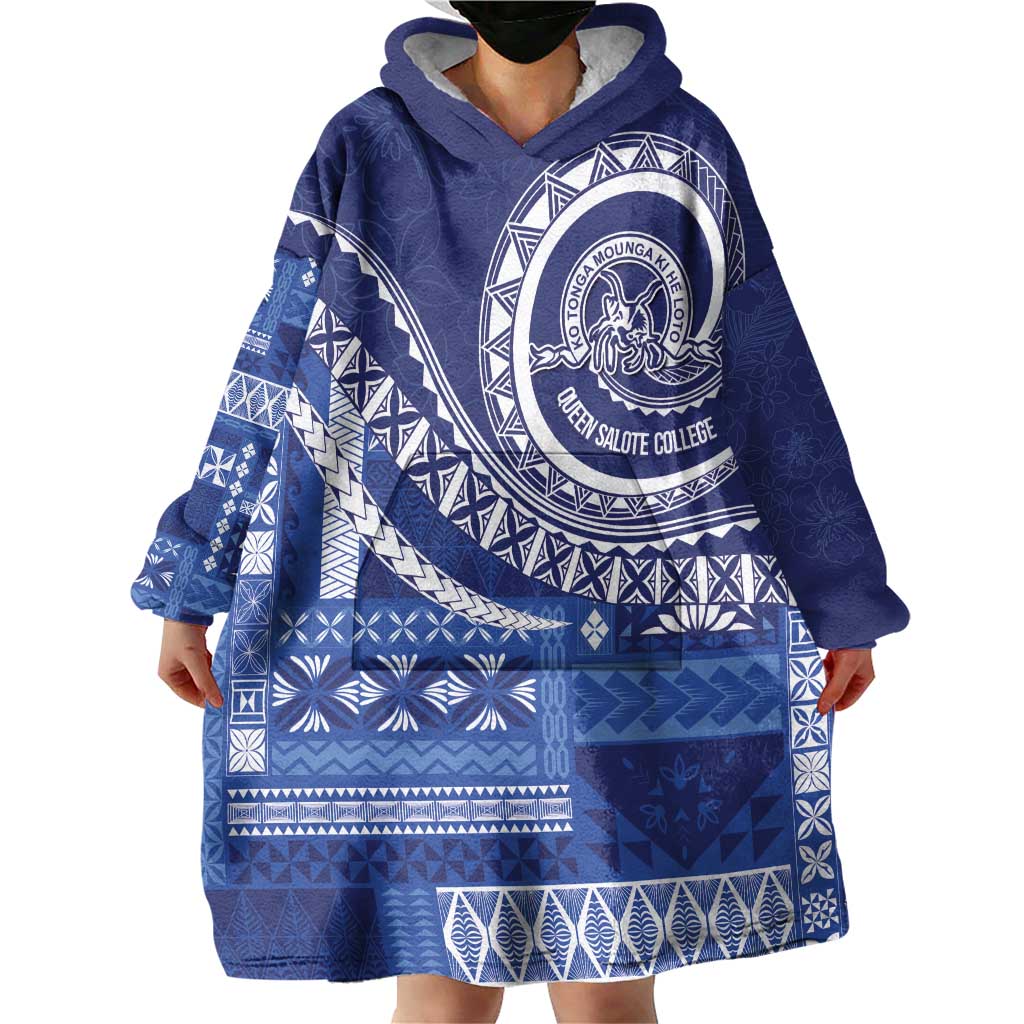 Queen Salote College 100th Anniversary Wearable Blanket Hoodie QSC Royal Girls - Polynesian Pride