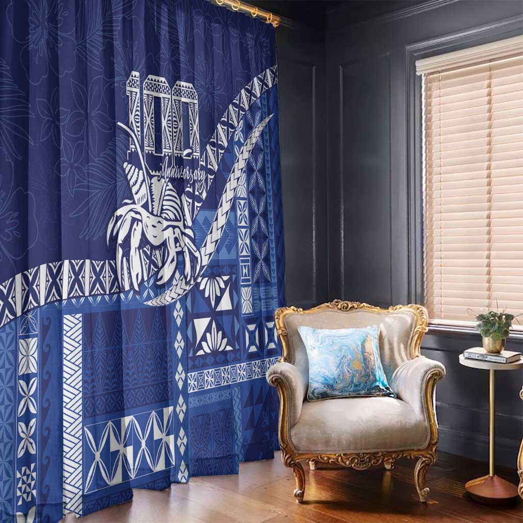 Queen Salote College 100th Anniversary Window Curtain QSC Royal Girls - Polynesian Pride