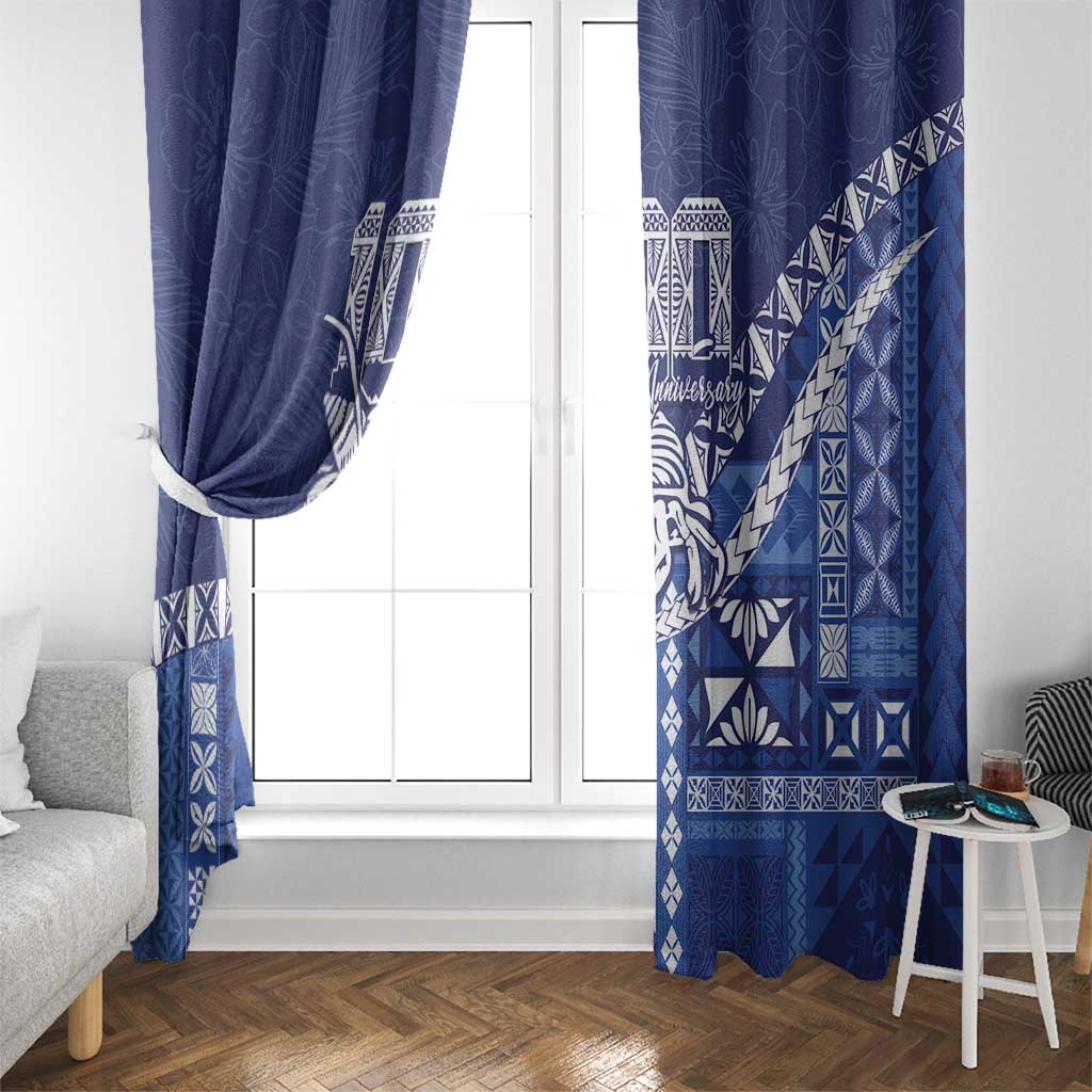 Queen Salote College 100th Anniversary Window Curtain QSC Royal Girls - Polynesian Pride