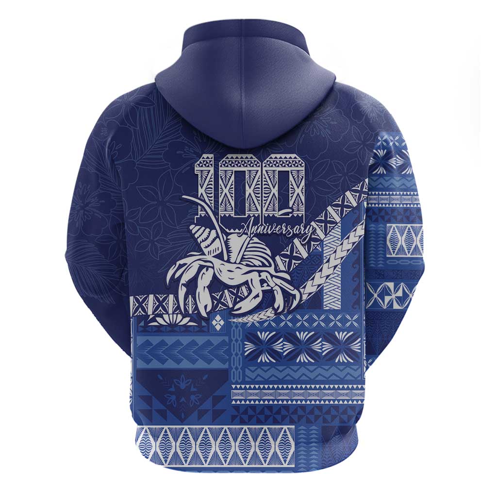Queen Salote College 100th Anniversary Zip Hoodie QSC Royal Girls - Polynesian Pride