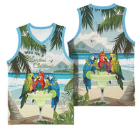Wish You A Merry Martini Christmas Basketball Jersey Cocktail Parrot-dise LT7 - Polynesian Pride