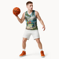 Wish You A Merry Martini Christmas Basketball Jersey Cocktail Parrot-dise LT7 - Polynesian Pride
