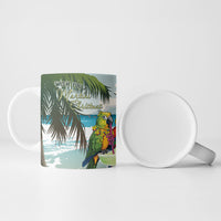 Wish You A Merry Martini Christmas Ceramic Mug Cocktail Parrot-dise LT7 - Polynesian Pride