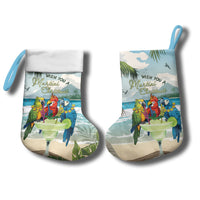 Wish You A Merry Martini Christmas Stocking Cocktail Parrot-dise