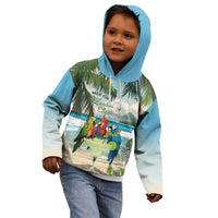 Wish You A Merry Martini Christmas Kid Hoodie Cocktail Parrot-dise LT7 - Polynesian Pride