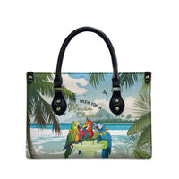 Wish You A Merry Martini Christmas Leather Bag Cocktail Parrot-dise LT7 - Polynesian Pride