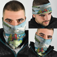 Wish You A Merry Martini Christmas Neck Gaiter Cocktail Parrot-dise LT7 - Polynesian Pride