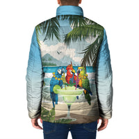 Wish You A Merry Martini Christmas Padded Jacket Cocktail Parrot-dise LT7 - Polynesian Pride