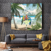 Wish You A Merry Martini Christmas Tapestry Cocktail Parrot-dise LT7 Multicolor - Polynesian Pride