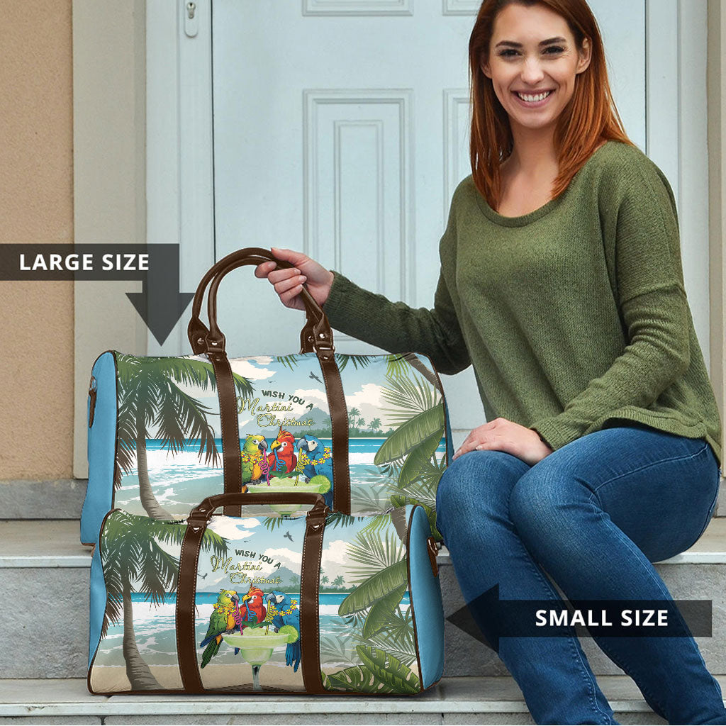 Wish You A Merry Martini Christmas Travel Bag Cocktail Parrot-dise LT7 - Polynesian Pride